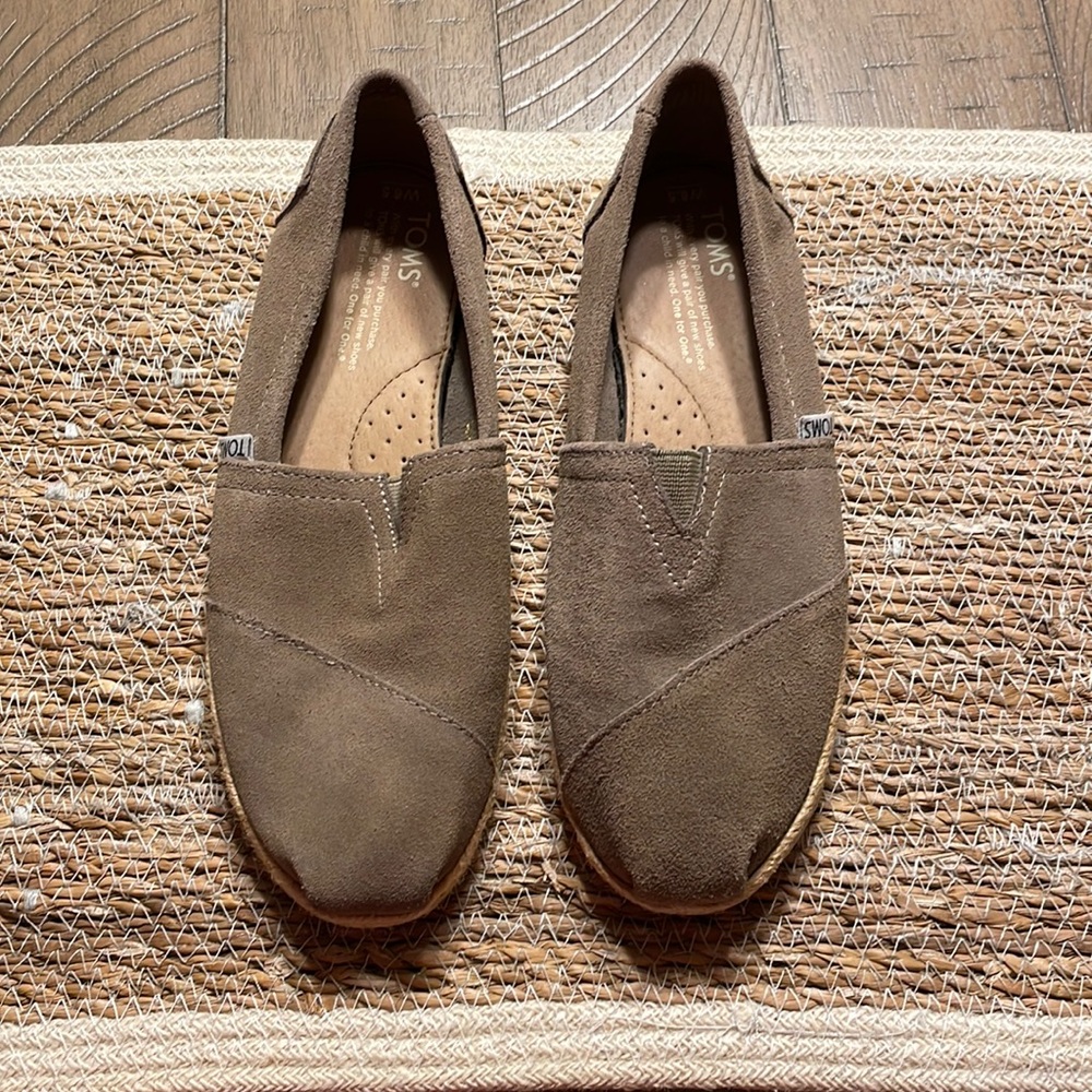 Suede Leather Toms